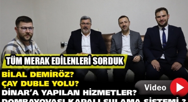 Milletvekili Özkaya'ya Merak Edilenleri Sorduk