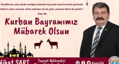 Belediye Başkanımız Nihat Sarı, vatandaşlarımızın Kurban Bayramı’nı kutladı