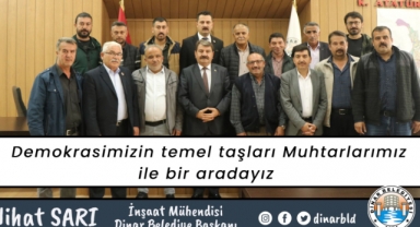 Demokrasimizin temel taşı Muhtarlarımız ile bir araya geldik