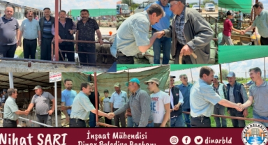 Kurban Pazarında vatandaşlarımız ile bir aradayız