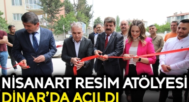 NisanArt Resim Atölyesi Dinar'da Açıldı