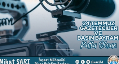 Belediye Başkanımız Nihat Sarı, Gazetecilerin basın bayramını kutladı