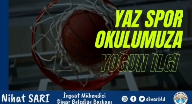 Yaz Spor Okullarımıza Yoğun ilgi