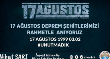 Belediye Başkanımız Nihat Sarı’dan 17 Ağustos Depremi Mesajı