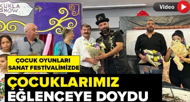 Çocuk Oyunları ve Sanat Festivalimizde çocuklarımız eğlenceye doydu