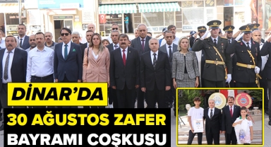 Dinar'da Zafer Bayramı Coşkusu