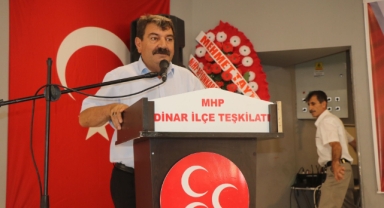 Mhp Dinar İlçe Başkanlığı 14.Olağan Kongresine Katıldık