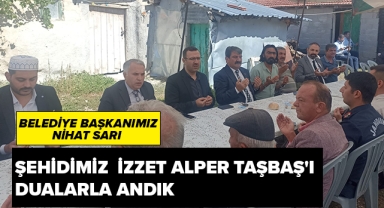 Şehidimiz İzzet Alper Taşbaş'ı dualarla andık