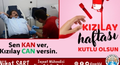 Belediye Başkanımız Nihat Sarı’dan Kızılay Haftası Mesajı