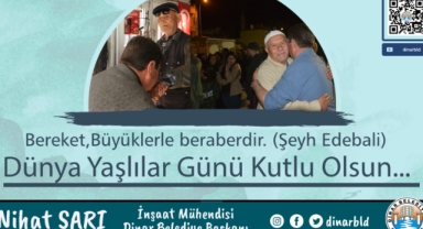 Belediye Başkanımız Nihat Sarı’dan Yaşlılar Günü Mesajı