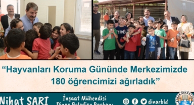 Hayvanları Koruma Gününde Merkezimizde 180 öğrencimizi ağırladık