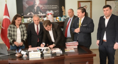 Organize Sanayi Bölgemizin genişlemesi için imzamızı attık