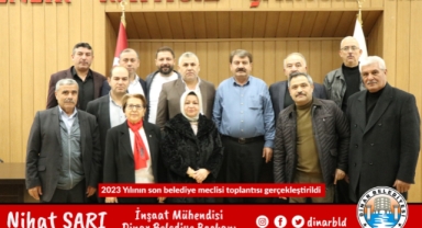 2023 Yılının son belediye meclisi toplantısı gerçekleştirildi