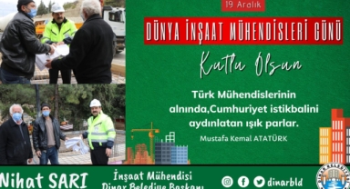 Belediye Başkanımız Nihat Sarı’dan İnşaat Mühendisleri Günü Mesajı