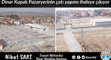 Belediyemiz Pazar Yerinin çatı projesi İhaleye çıkıyor