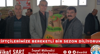 Çiftçilerimize bol ve bereketli bir sezon diliyoruz