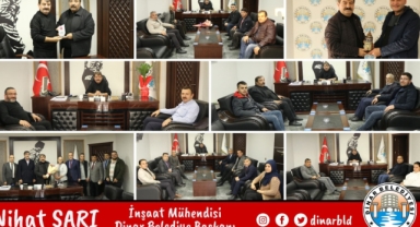 Mühendisler Gününde Belediye Başkanımız Nihat Sarı’ya anlamlı ziyaretler