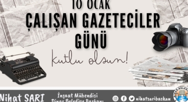 Başkanımız Nihat Sarı’dan 10 Ocak Çalışan Gazeteciler Günü Mesajı