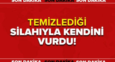KURUSIKIDAN BOZMA TABANCA İLE KENDİNİ VURDU