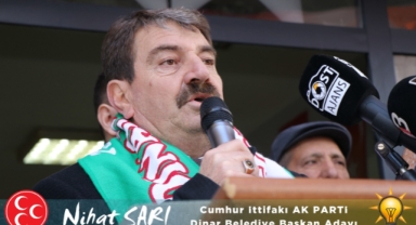 Dinar Cumhur İttifakı Seçim Koordinasyon Merkezi Açılışı Gerçekleşti