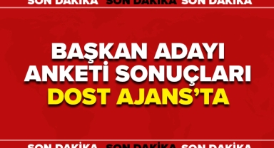 BAŞKAN ADAYI ANKETİ SONUÇLARI DOST AJANS'TA