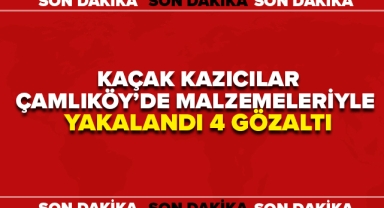 Dinar'da Kaçak Kazıcılar Gözaltına Alındı