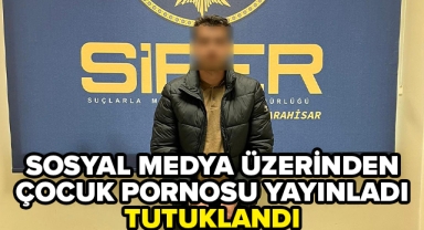 ÇOCUK PORNOSU YAYINLAYAN ZANLI TUTUKLANDI