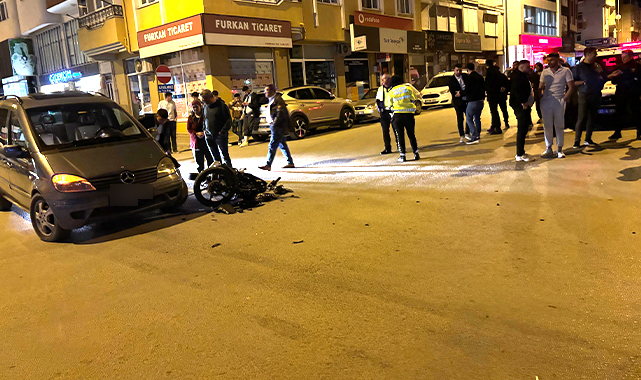Dinar'da Merkezde Kaza!