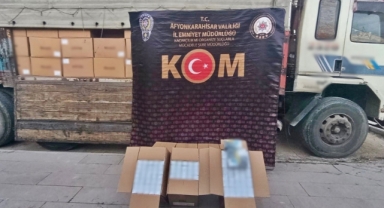 Bolvadin’de 4 Milyon 100 Bin Sahte Makaron Ele Geçirildi