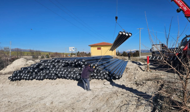 Dinar OSB Doğal Gaz Hattı Çalışmaları Başladı
