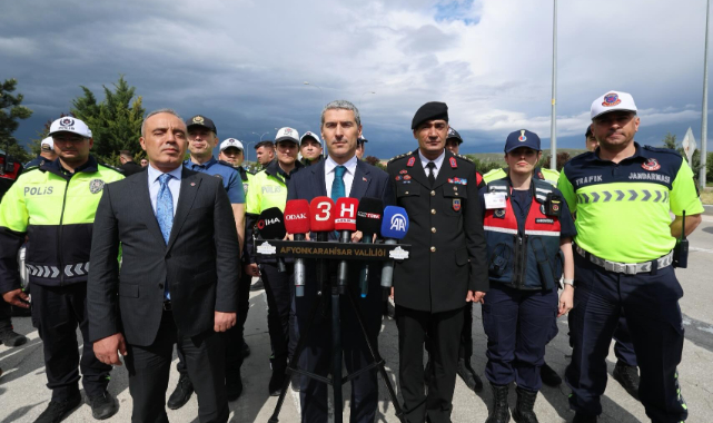 AFYONKARAHİSAR'DA BAYRAM TRAFİĞİ İÇİN SIKI TEDBİR
